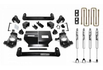 Cognito 4 Inch Front Lift Kit with FOX 2.0 Shocks for 2020 to 2025 Silverado and Sierra 2500HD/3500HD
