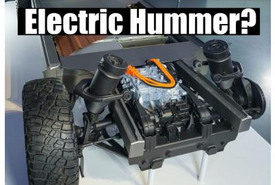 Is This the New 2022 GMC Hummer EV Chassis with Four Corner Independent Air Suspension?