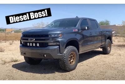 Diesel Boss! This Chevy Silverado 1500 Duramax Is Built For High Speed Off-Road Fun!