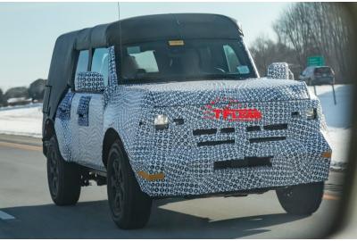 See the 2021 Ford Bronco Prototype on the Highway! Here Is How It Compares against the Jeep Wrangler and Land Rover Defender