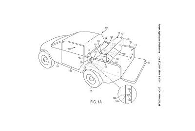 Rivian Patent Application Reveals More Details On A Bed-Mounted Auxiliary Battery Pack