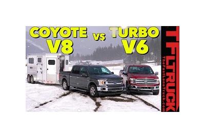 Ford F-150 V8 and EcoBoost V6 Trucks Take On the World’s Toughest Towing Test (Ike Gauntlet Video)