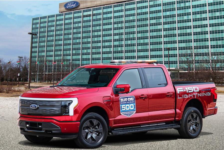 Ford F-150 Lightning Pace Car Set To Thrill NASCAR Fans