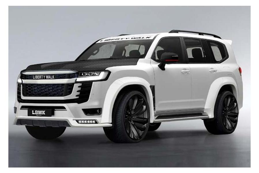 New Toyota Land Cruiser Gets The Liberty Walk Treatment