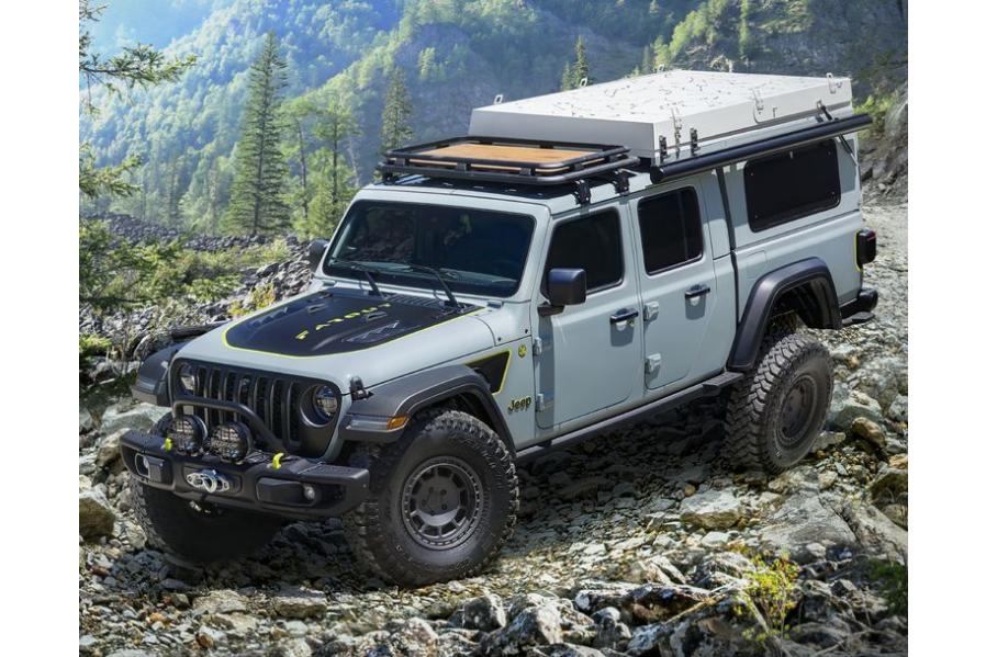 Jeep Farout Concept Makes Gladiator into an Overlander, Stove and All