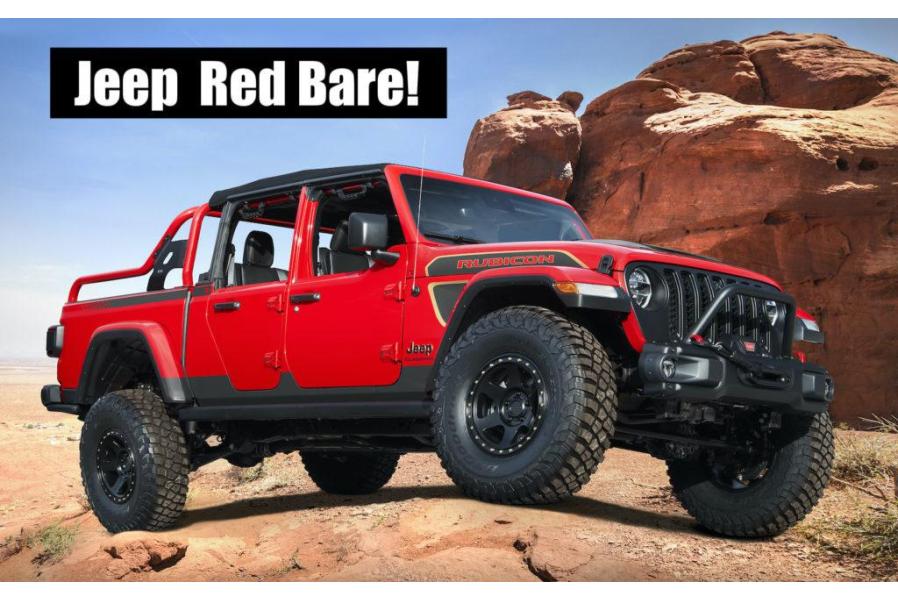 Check out the Jeep Red Bare Concept – the 2021 EJS Jeep Truck on 37s!