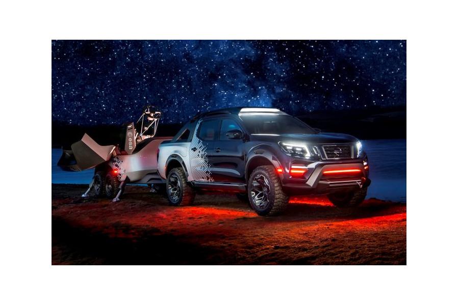 Nissan Navara/Frontier Dark Sky is a Functional Concept Truck That Tracks the Stars
