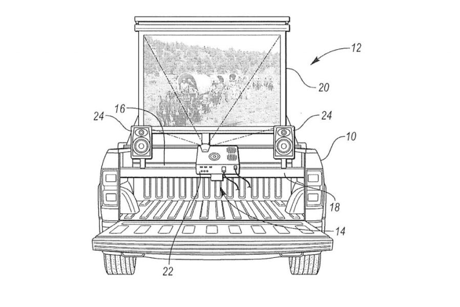 Your Future Ford F-Series Truck Might Be a Mobile Drive-In Movie Theater: What Will They Think Of Next?
