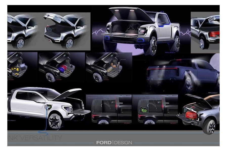 The Ford F-150 Lightning's Power Frunk Has A Genius Design