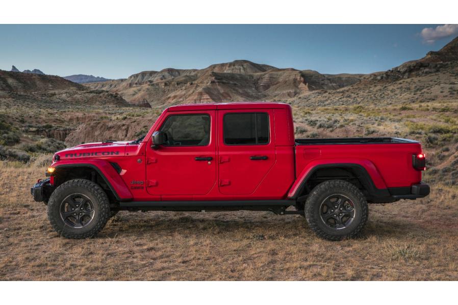 he Jeep Gladiator is a brilliantly outdoorsy truck