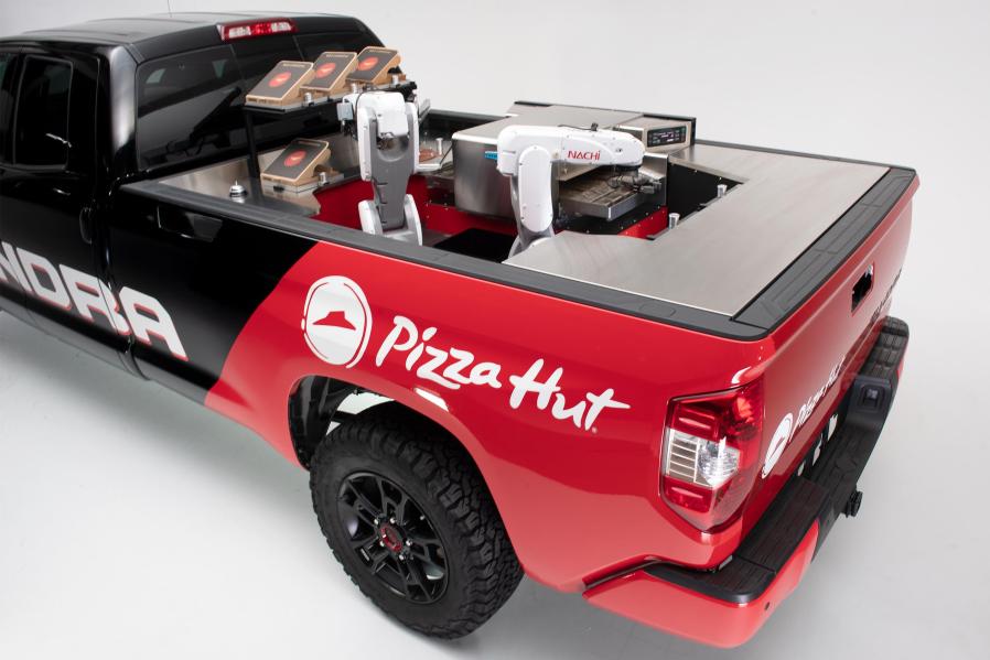 Toyota Tundra Pie Pro SEMA concept is a Pizza Hut on wheels