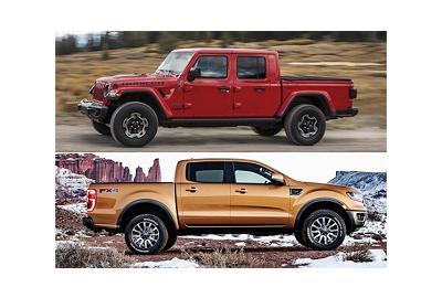 2019 Ford Ranger Vs. 2020 Jeep Gladiator: Tale of the Tape