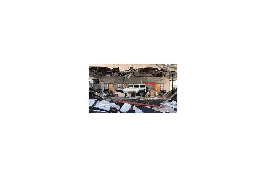 Photos show dealerships damaged by Hurricane Michael