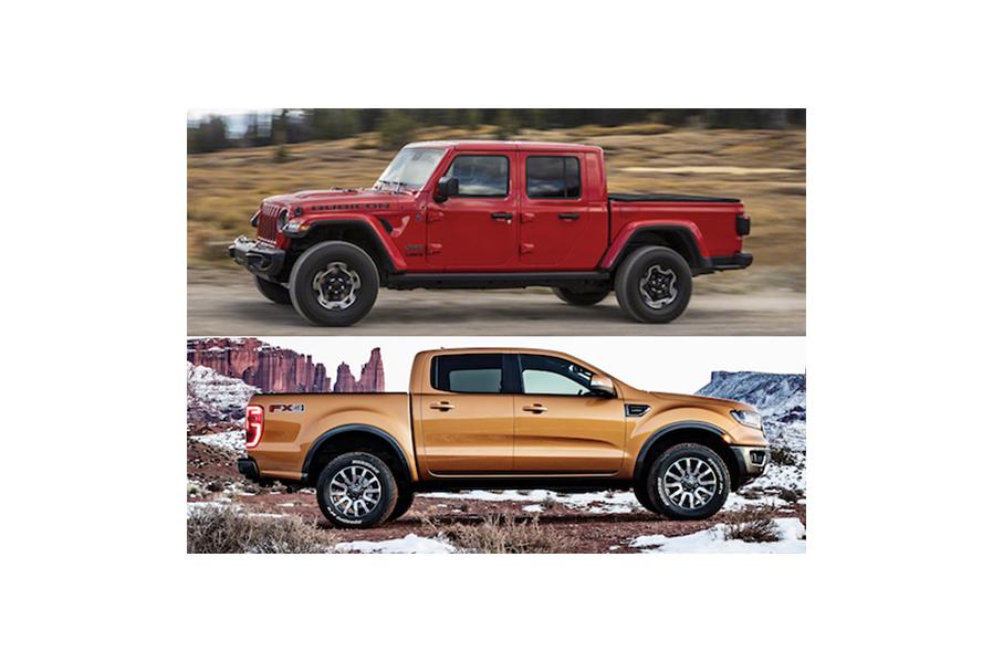 2019 Ford Ranger Vs. 2020 Jeep Gladiator: Tale of the Tape