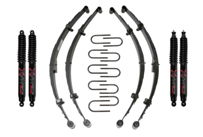 2-Inch Suspension Lift Kit with Black MAX Shocks for 1972–1980 International Scout II