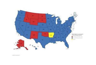 What States Are Most Dangerous for Driving Pickups and SUVs?