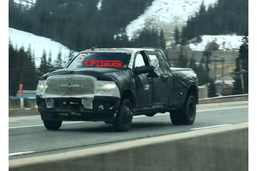 2019 Ram HD 3500 Dually Prototype Spied Testing on the Ike Gauntlet