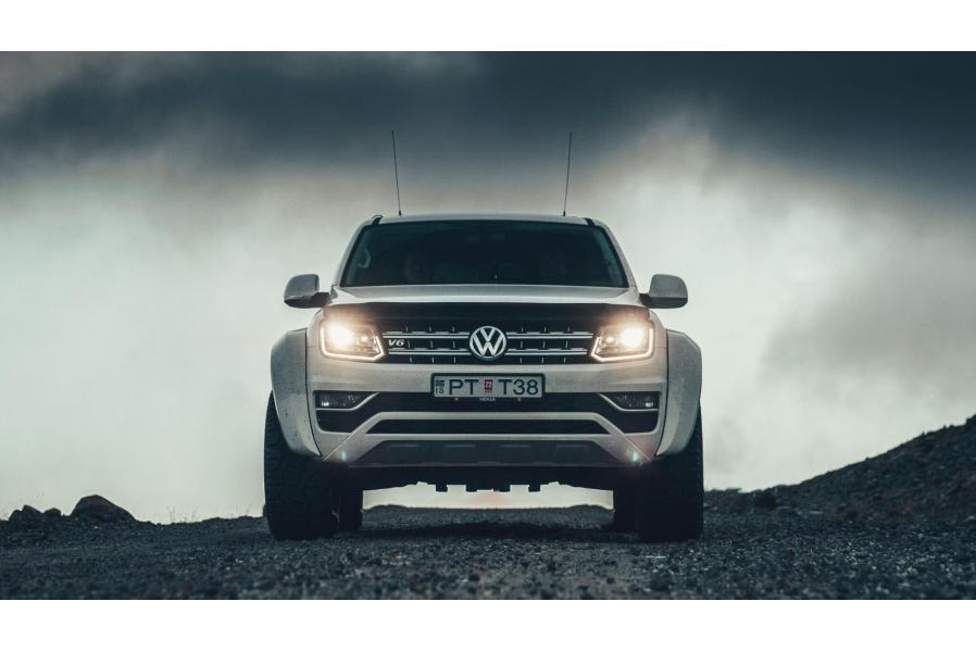 The Arctic-ready VW Amarok has its own coffee maker