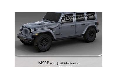 Jeep Wrangler JL Moab edition pricing rumor