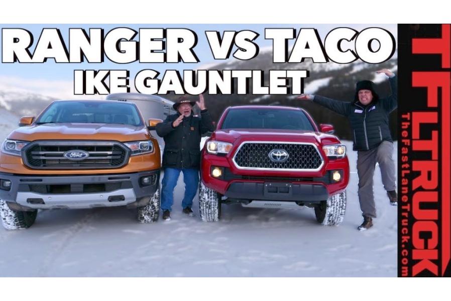 2019 Ford Ranger vs Toyota Tacoma: What’s the Best Towing Midsize Truck? (Ike Gauntlet Video)