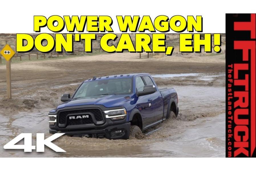 New 2019 Ram Power Wagon – First Dirt and Mud! (Video)