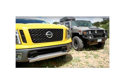 Old vs New: Nissan Titan vs Hummer H2 vs Cliffhanger 2.0 – Titan Trials Ep.3