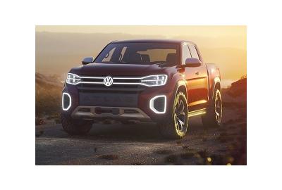 The Volkswagen Tanoak is an Atlas-Based Pickup Truck Concept