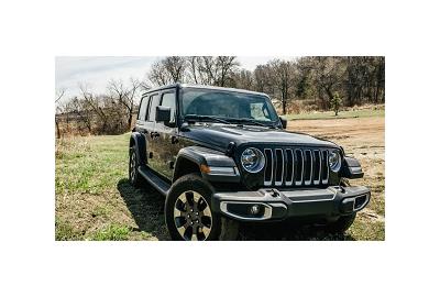 Mudslinging in a 2018 Jeep Wrangler, but the USB-C charge port impressed us the most