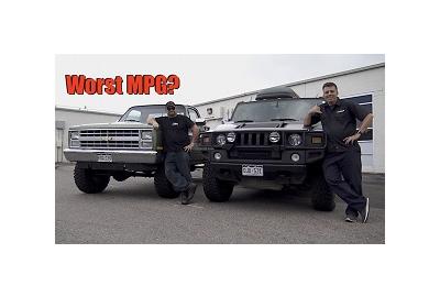 Two Bricks in the Wind: Chevy K10 Big Green vs Hummer H2 Worst MPG Shootout