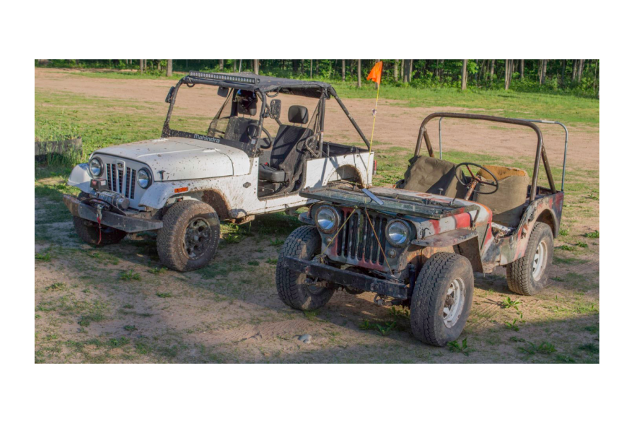 Here's How The Mahindra Roxor Compares To A 1948 Willys CJ-2A Jeep Off-Road