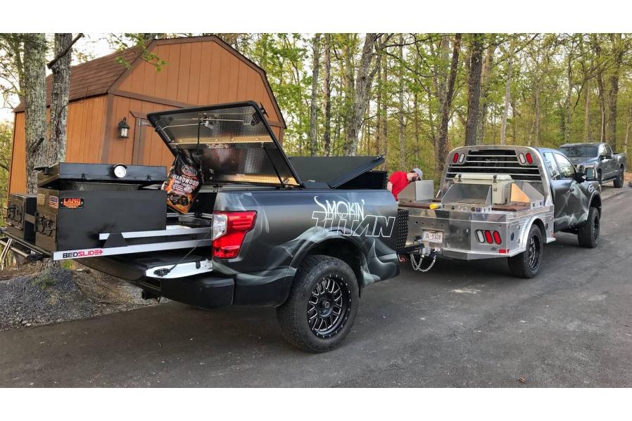 Nissan Fires Up Its Smokin' Titan Pickup Truck on the Smoky Mountains