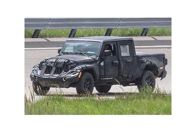Spy Shots: Jeep Wrangler Pickup Hints at Open-Air Top