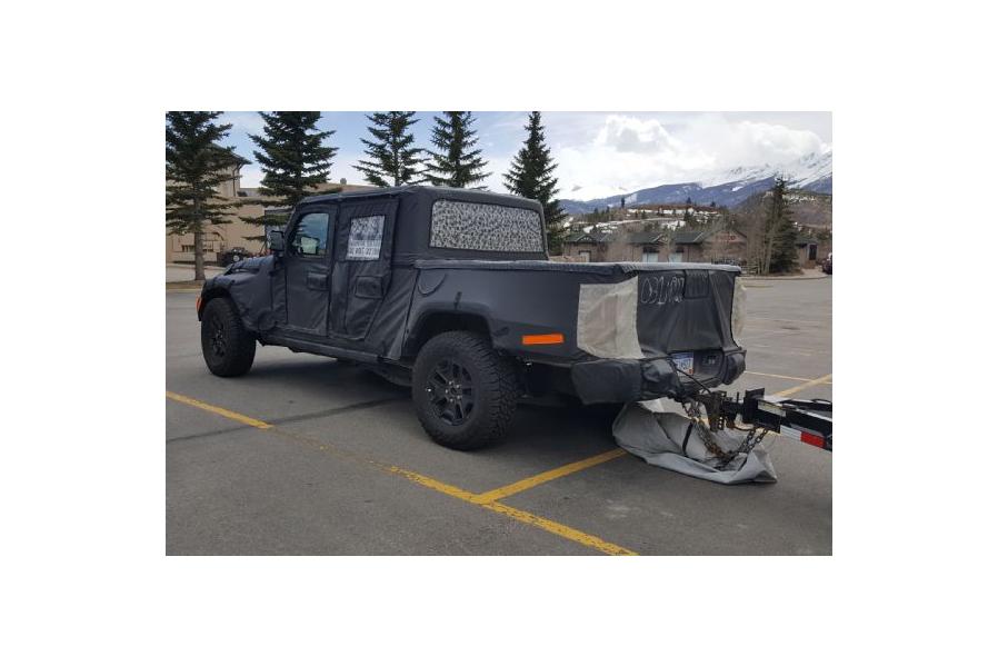 Spy Photos Jeep Truck Testing Continues
