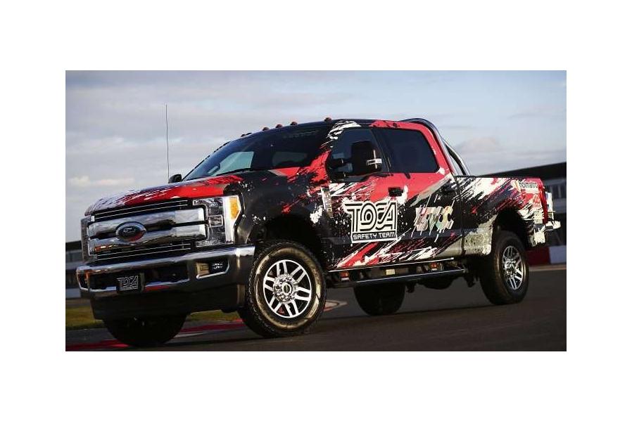 $283,000 Ford F250 is British Touring Car Championship’s safety truck